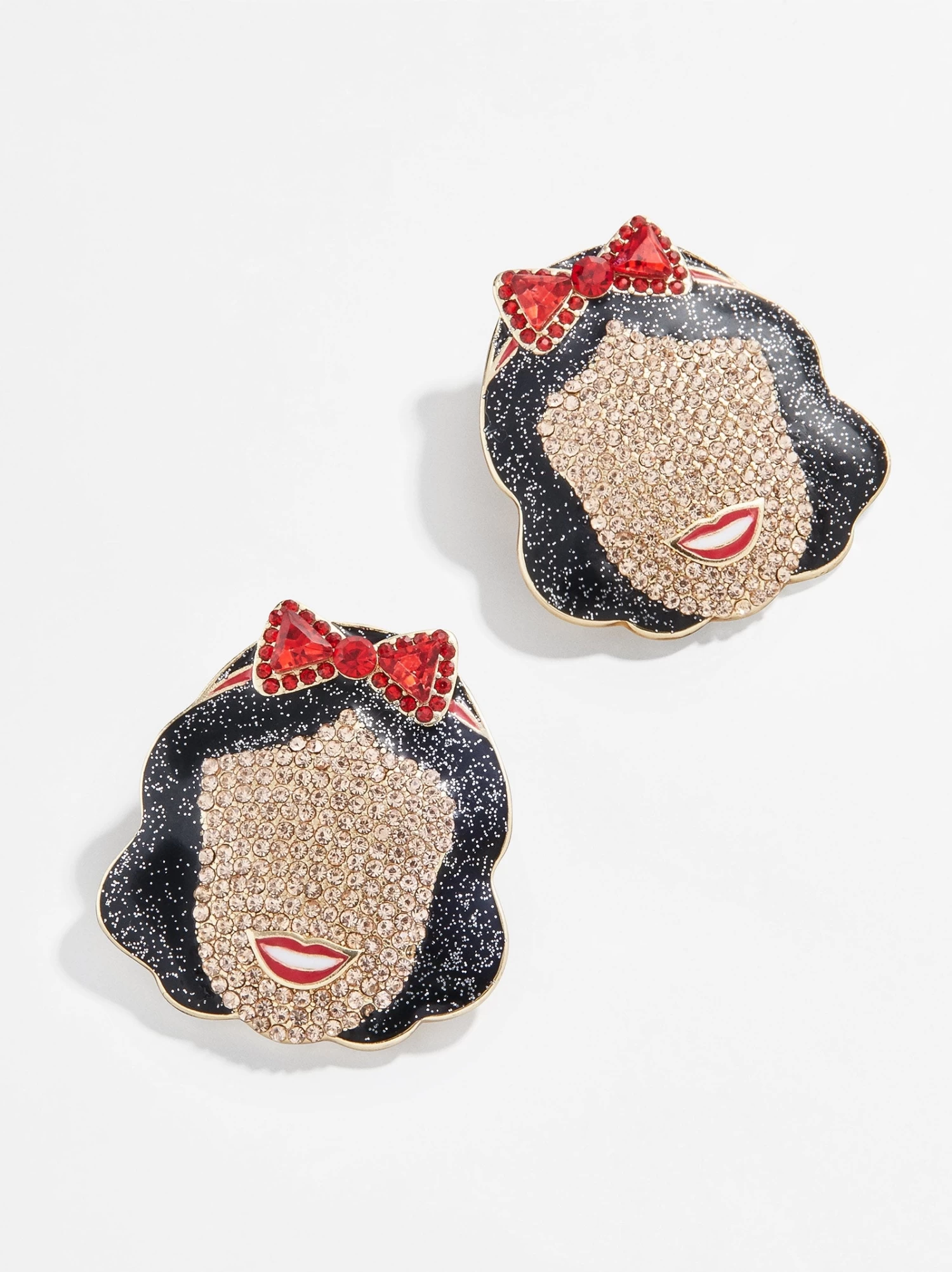 Snow White Disney Earrings - Black 3 Snow White Disney Earrings - Black