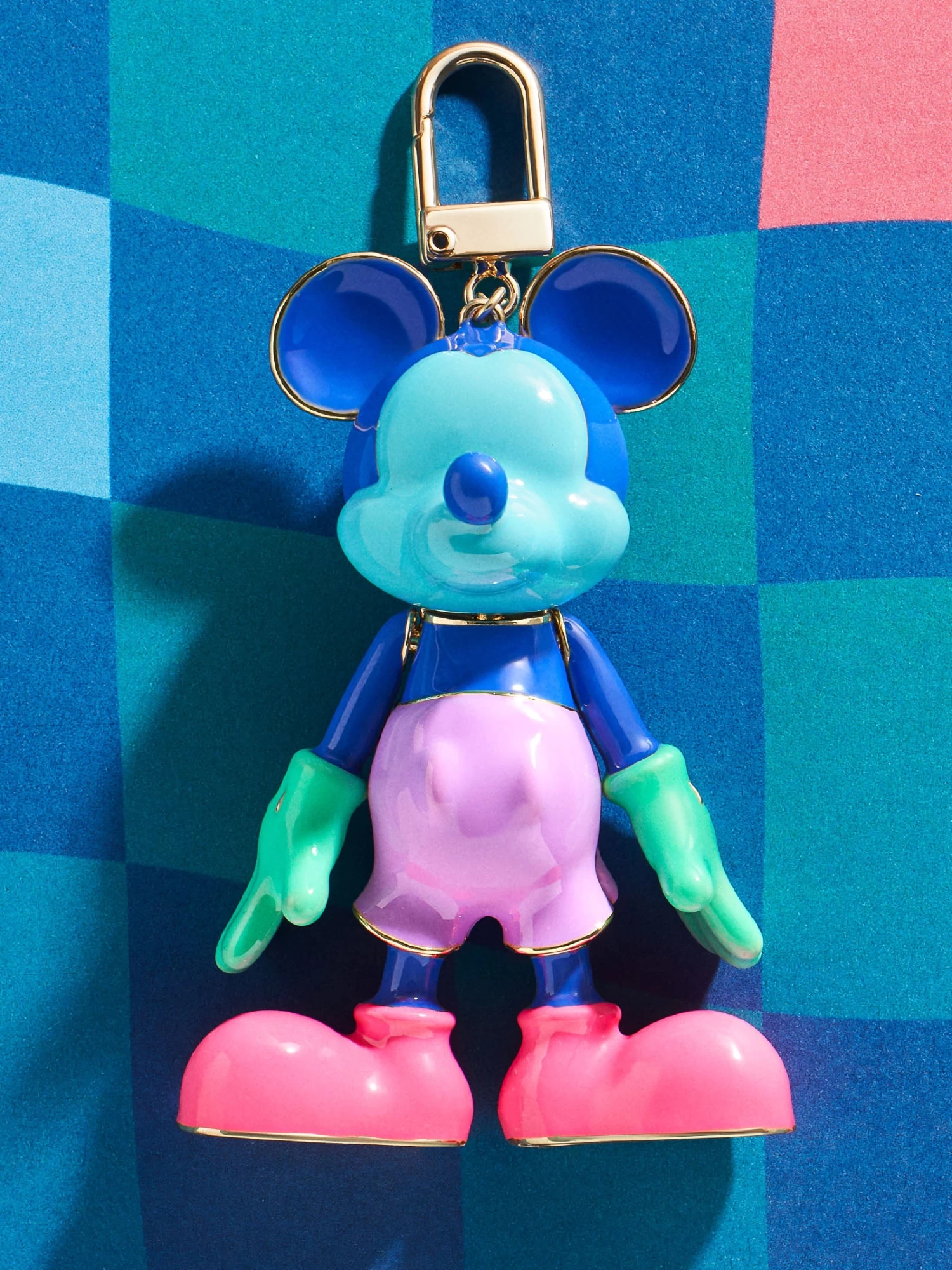 Mickey Mouse Disney Bag Charm - Mickey Mouse Multicolored Enamel 3 Mickey Mouse Disney Bag Charm - Mickey Mouse Multicolored Enamel