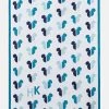 Mickey Mouse Custom Initial Blanket - White/Blue -Baublebar 62134 G 01