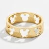 Mickey Mouse Outline 18K Gold Plated Sterling Silver Ring - Gold - Gold 2 Mickey Mouse Outline 18K Gold Plated Sterling Silver Ring - Gold - Gold -Baublebar 62386 G 01