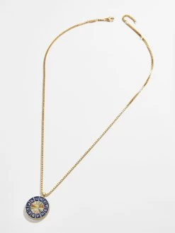 18K Gold Reversible Medallion Necklace - Astro -Baublebar 62576 G 03