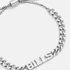 Buffalo Bills NFL Silver Curb Chain Bracelet - Buffalo Bills