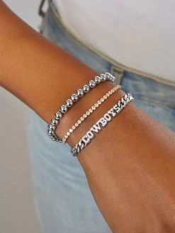 Dallas Cowboys NFL Silver Curb Chain Bracelet - Dallas Cowboys -Baublebar 62876 m