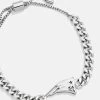 New England Patriots NFL Silver Curb Chain Bracelet - New England Patriots -Baublebar 62888 G 01