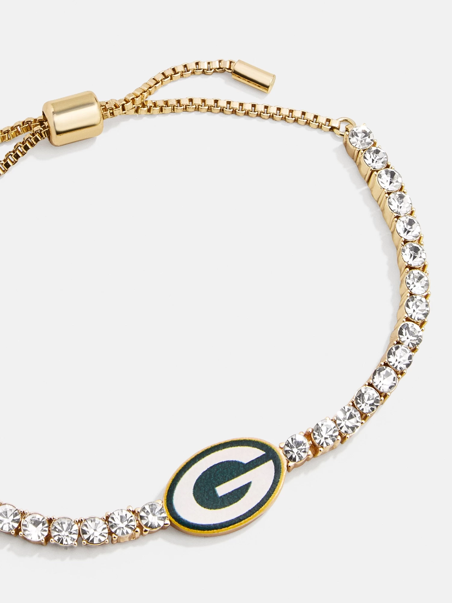 Green Bay Packers NFL Gold Tennis Bracelet - Green Bay Packers 3 Green Bay Packers NFL Gold Tennis Bracelet - Green Bay Packers