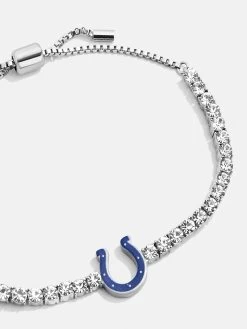 Indianapolis Colts NFL Silver Tennis Bracelet - Indianapolis Colts