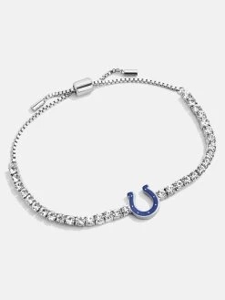 Indianapolis Colts NFL Silver Tennis Bracelet - Indianapolis Colts -Baublebar 62911 G 02