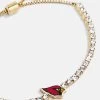 Arizona Cardinals NFL Gold Tennis Bracelet - Arizona Cardinals