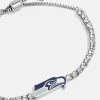 Seattle Seahawks NFL Silver Tennis Bracelet - Seattle Seahawks