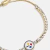 Pittsburgh Steelers NFL Gold Tennis Bracelet - Pittsburgh Steelers