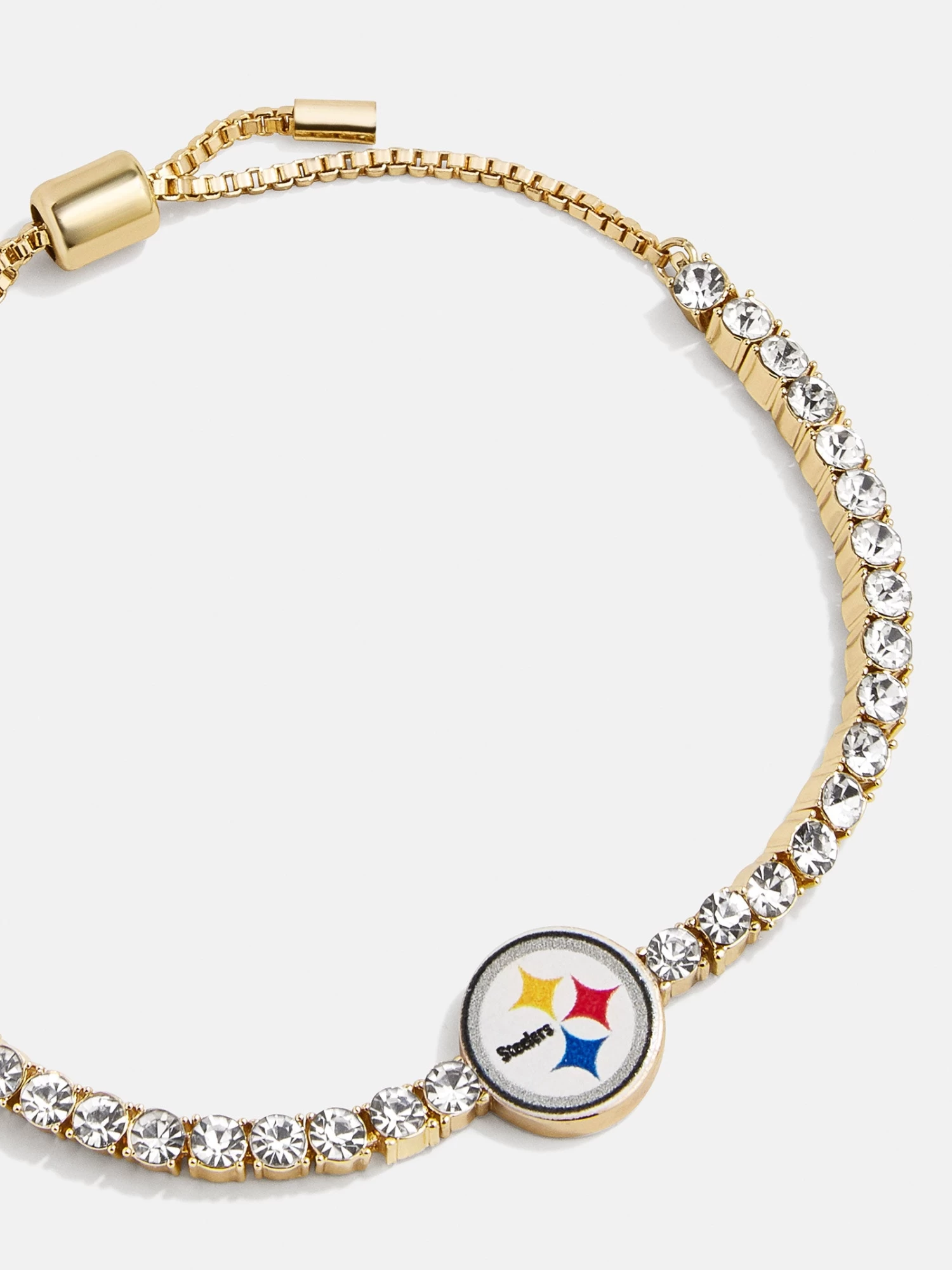 Pittsburgh Steelers NFL Gold Tennis Bracelet - Pittsburgh Steelers 3 Pittsburgh Steelers NFL Gold Tennis Bracelet - Pittsburgh Steelers