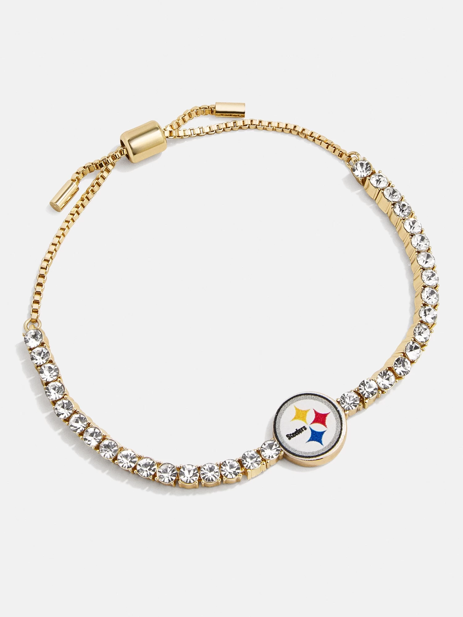 Pittsburgh Steelers NFL Gold Tennis Bracelet - Pittsburgh Steelers 5 Pittsburgh Steelers NFL Gold Tennis Bracelet - Pittsburgh Steelers - Image 3
