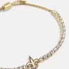New Orleans Saints NFL Gold Tennis Bracelet - New Orleans Saints