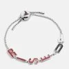 Atlanta Falcons NFL Silver Slogan Bracelet - Atlanta Falcons
