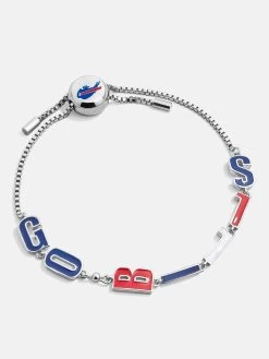 Buffalo Bills NFL Silver Slogan Bracelet - Buffalo Bills