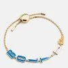 Los Angeles Chargers NFL Gold Slogan Bracelet - Los Angeles Chargers 1 Los Angeles Chargers NFL Gold Slogan Bracelet - Los Angeles Chargers -Baublebar 62950 G 01