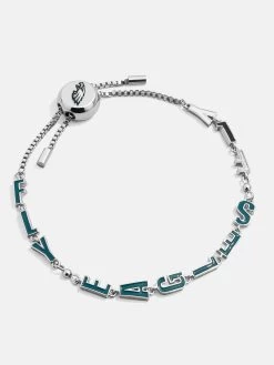 Philadelphia Eagles NFL Silver Slogan Bracelet - Philadelphia Eagles