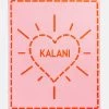 Wild At Heart Kids' Custom Blanket - Pink/Orange -Baublebar 63021 G 01