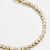 Amalie Tennis Bracelet - Clear/Gold