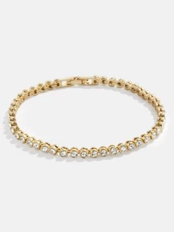 Amalie Tennis Bracelet - Clear/Gold 7 Amalie Tennis Bracelet - Clear/Gold -Baublebar 63213 G 02 238f25b4 5d22 4fbe a830 d9b6645739d0