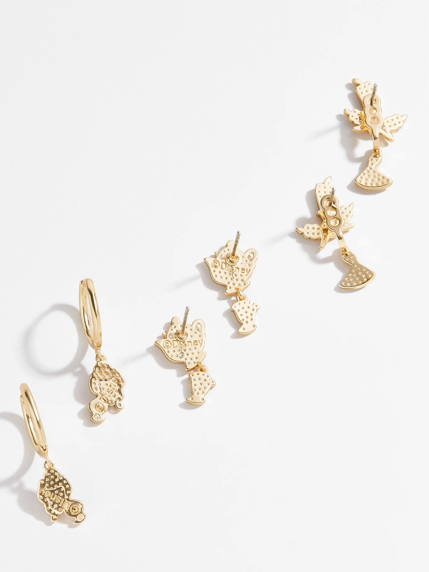 Beauty And The Beast Disney Princess Earring Set - Yellow 5 Beauty And The Beast Disney Princess Earring Set - Yellow - Image 3