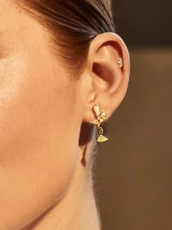 Beauty And The Beast Disney Princess Earring Set - Yellow 9 Beauty And The Beast Disney Princess Earring Set - Yellow -Baublebar 63418 m2