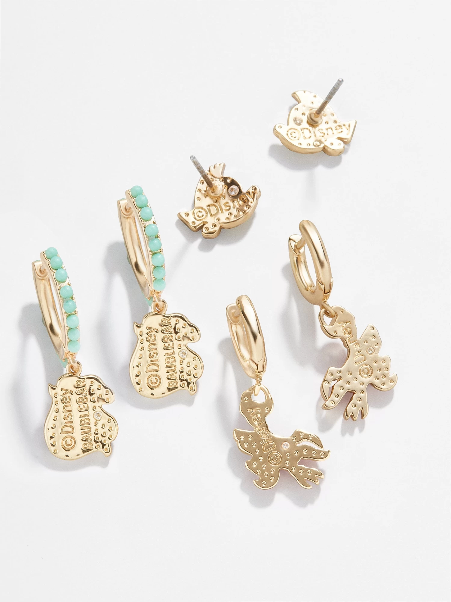 The Little Mermaid Disney Princess Earring Set - Red 5 The Little Mermaid Disney Princess Earring Set - Red - Image 3