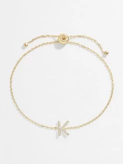 14K Gold & Diamond Initial Bracelet - Clear/Gold -Baublebar 63541 G K df8eb063 2957 4d31 8894 567433532117