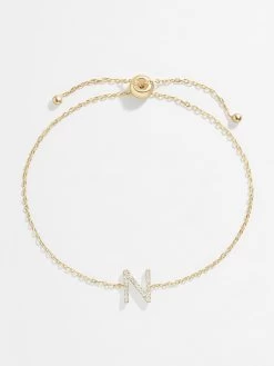 14K Gold & Diamond Initial Bracelet - Clear/Gold -Baublebar 63541 G N c1013977 6298 4f6d add4 7ea2009cfd83