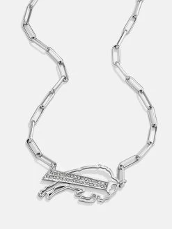 Buffalo Bills NFL Silver Chain Necklace