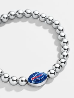 Buffalo Bills NFL Silver Pisa Bracelet - Buffalo Bills