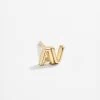 Single 18K Gold Double Initial Earring - Gold -Baublebar 64112 G 01 v3