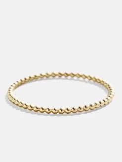 Thin Solid Gold Ring - Gold