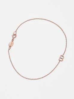 Maya Brenner Mini Letter Bracelet - Gold -Baublebar 6421 G 03