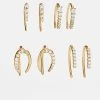 Libby 18K Gold Earring Set - Gold -Baublebar 64289 G 01