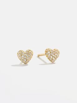 Adrianna 18K Gold Earrings - Clear -Baublebar 64292 G 01