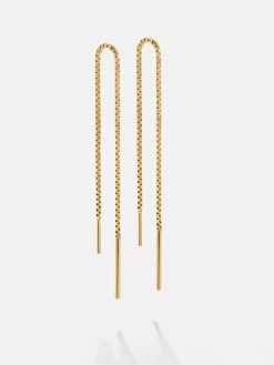 Alexa 18K Gold Threader Earrings - Gold