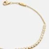 Sophie 18K Gold Tennis Bracelet - Clear/Gold -Baublebar 64312 G 01
