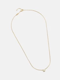 Celease 18K Gold Necklace - Clear/Gold -Baublebar 64318 G 02