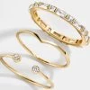 Mariah 18K Gold Ring Set - Gold -Baublebar 64461 G 01