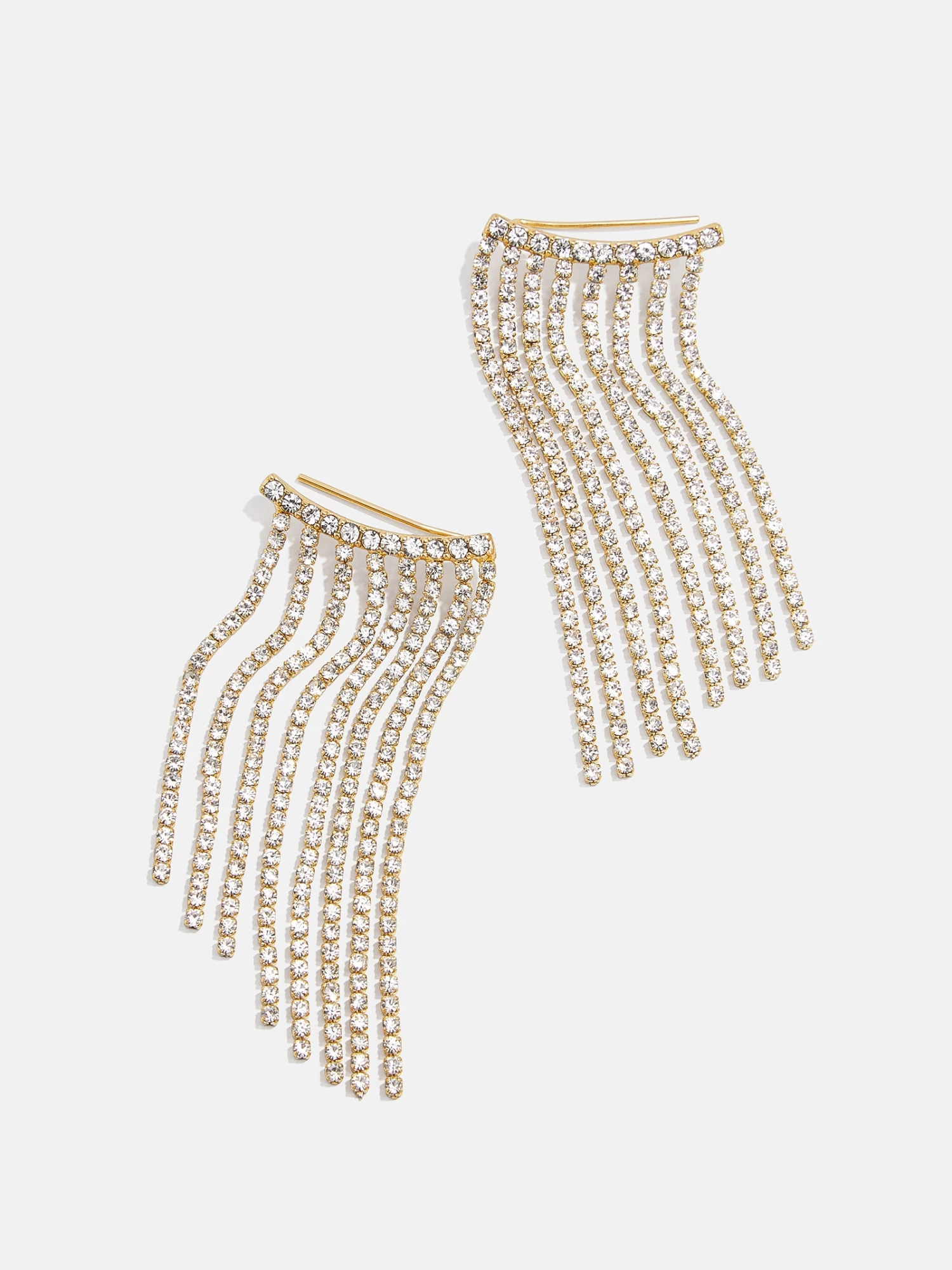 Daniella Earrings - Clear/Gold 3 Daniella Earrings - Clear/Gold