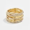 Jamila Ring - Clear/Gold -Baublebar 64577 G 01