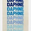 Ombre Name Custom Blanket - Tan/Blue -Baublebar 64831 G 01