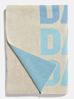 Ombre Name Custom Blanket - Tan/Blue -Baublebar 64831 G 02