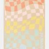 3D Check Custom Blanket - Rainbow/Tan -Baublebar 64939 G 01