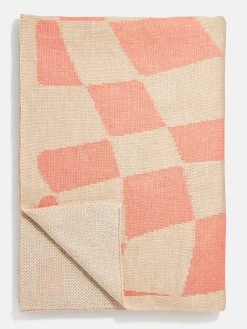 3D Check Custom Blanket - Rainbow/Tan -Baublebar 64939 G 03