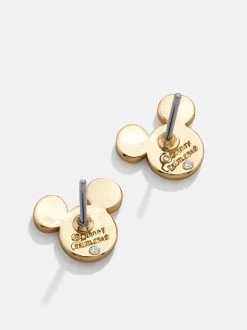 Mickey Mouse Disney Pavé Earrings - Gold 7 Mickey Mouse Disney Pavé Earrings - Gold -Baublebar 64950 G 02