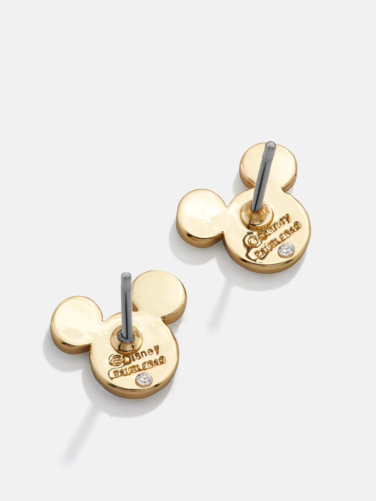 Mickey Mouse Disney Pavé Earrings - Gold 5 Mickey Mouse Disney Pavé Earrings - Gold - Image 3