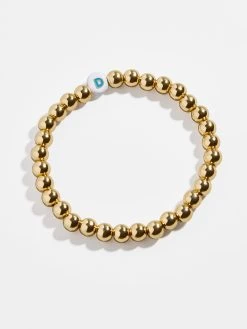 Initial Pisa Beaded Bracelet - White -Baublebar 75100 G D