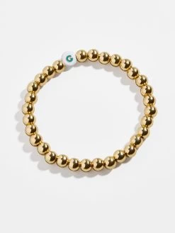 Initial Pisa Beaded Bracelet - White -Baublebar 75100 G G